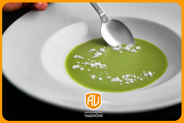 sopa de espinaca de kale con deshidratados vagnoni