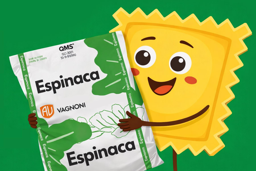 Espinaca deshidratada Vagnoni para fabrica de pastas